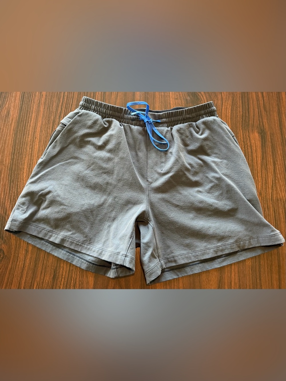 Lululemon Athletica Mens Gray Pool Short 5" Swim Trunks Lined Size S